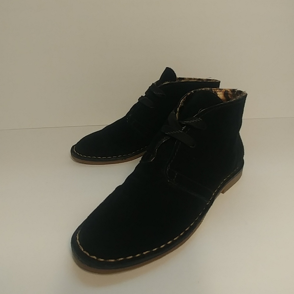 Black Suede Bootie